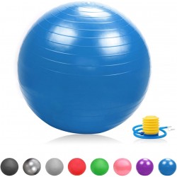 Ballon de gym avec pompe 25 cm - 55 cm - 65 cm - 75 cm 