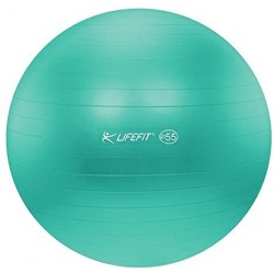 Ballon de gym bleu/gris/noir/rose/vert LIFEFIT 55 cm/65 cm/75 cm/85 cm 