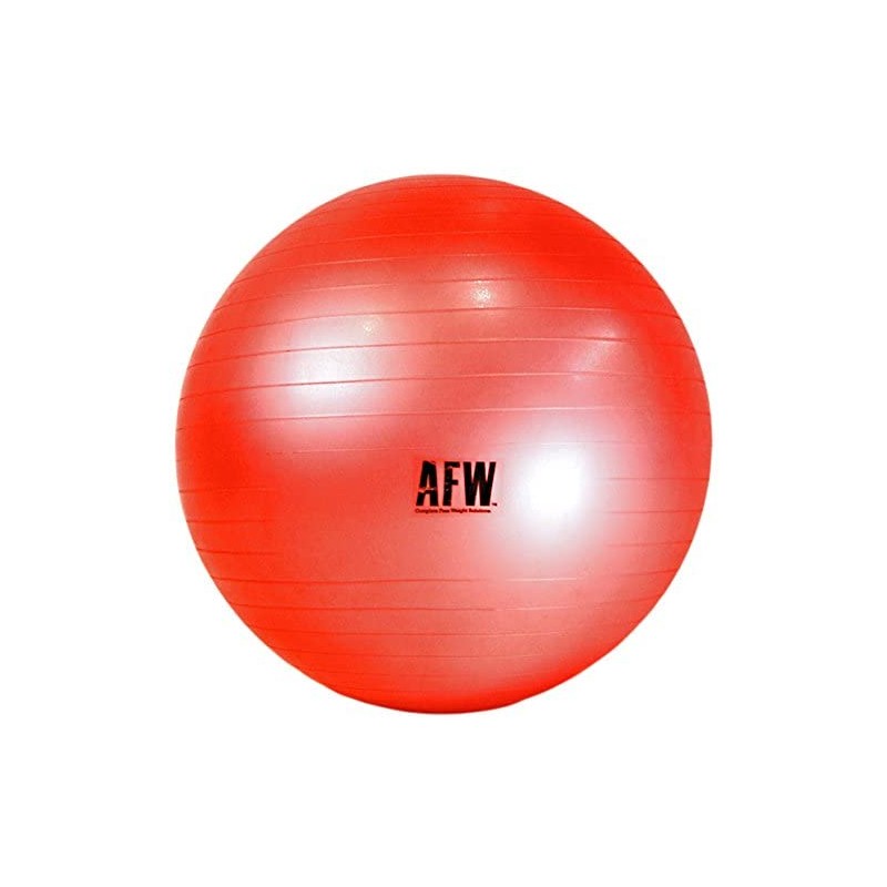 Ballon de gym rouge AFW 65 cm 