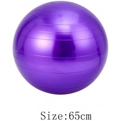 Ballon de gym violet xuew 65 cm 
