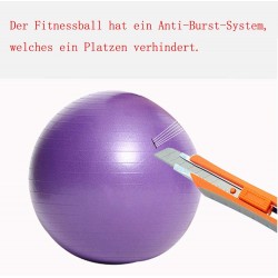Ballon de gym bleu/violet joofang 55 cm/65 cm/75 cm/85 cm 