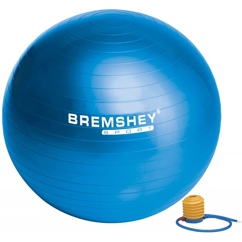 Ballon de gym bleu Bremshey 75 cm 